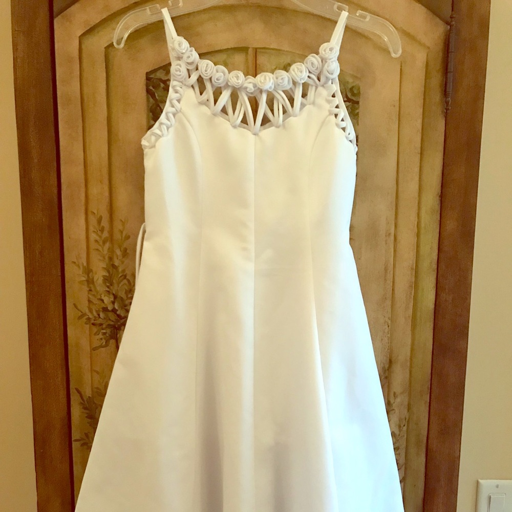 Good as new white 1st communion/FG dress
